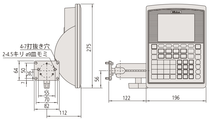 Mitutoyo ミツトヨ QM-Data200 二次元データ処理装置 内部電池交換済み 管理23D0522I-H02